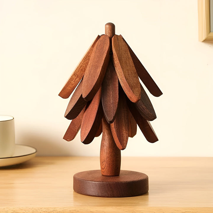 Christmas tree coaster foldaStornfielde – Decorative & Practical | Ideal for drinks & holidays | Stornfield