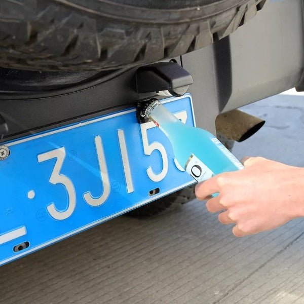 License Plate Mounted Bottle Opener | Stornfield
