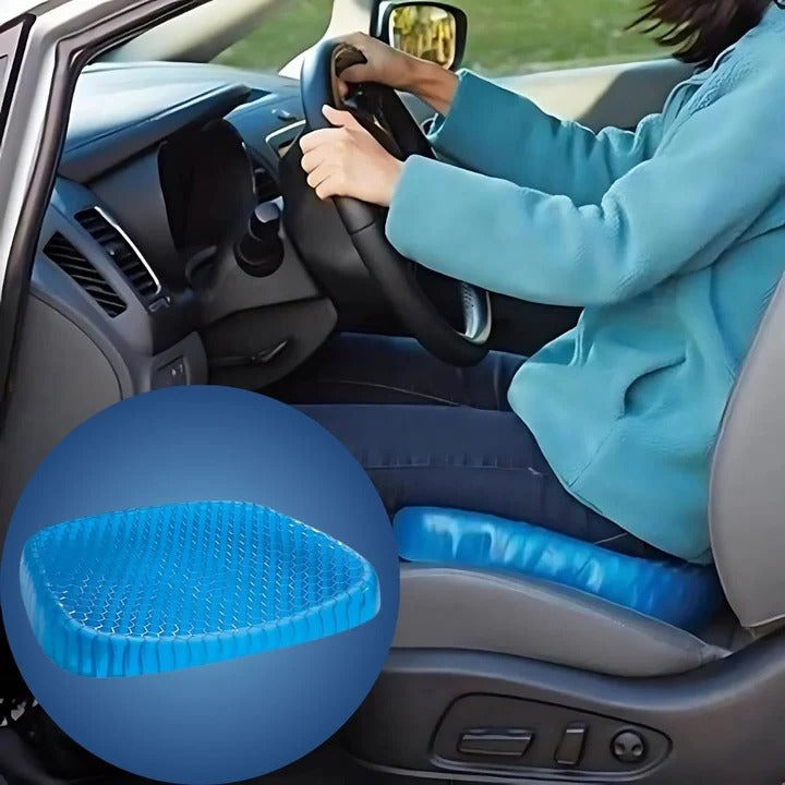 PressureFree Orthopedic Gel Seat Cushion – Breathable Honeycomb Design for Relief from Coccyx and Back Pain | Stornfield
