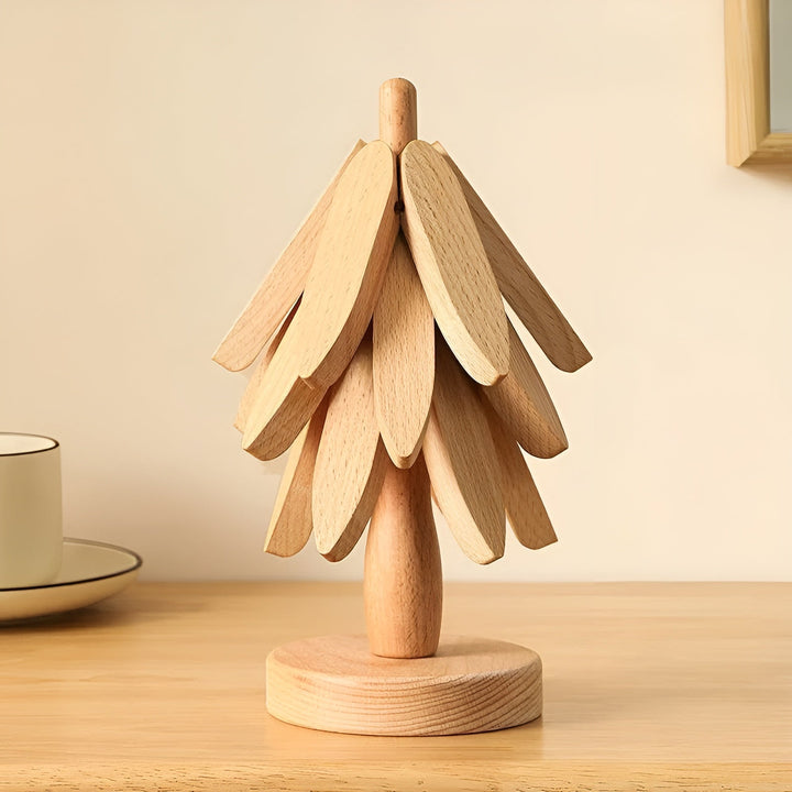 Christmas tree coaster foldaStornfielde – Decorative & Practical | Ideal for drinks & holidays | Stornfield