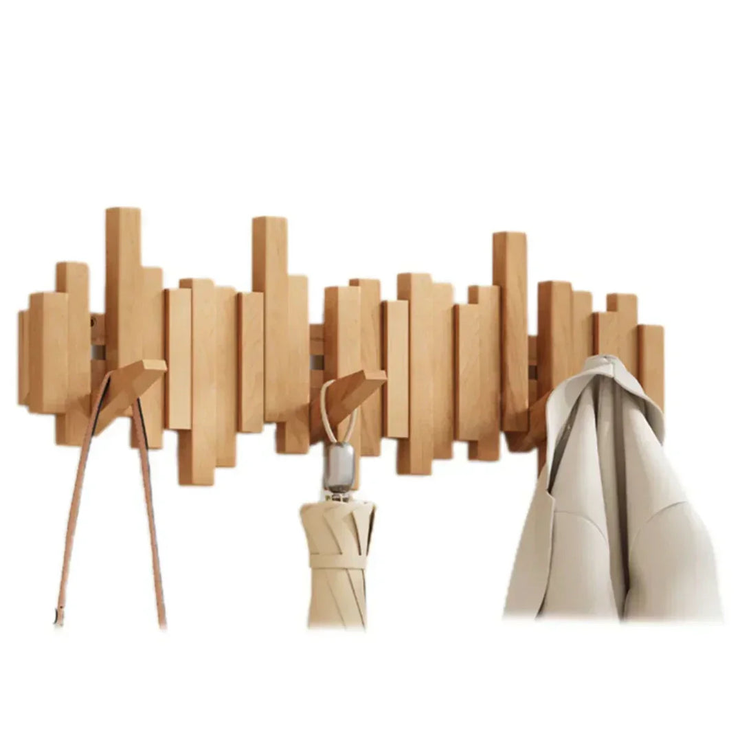 Stornfield | -Wall-mounted Piano Wood Coat Rack - Practical and Elegant for Organizing Your Entryway