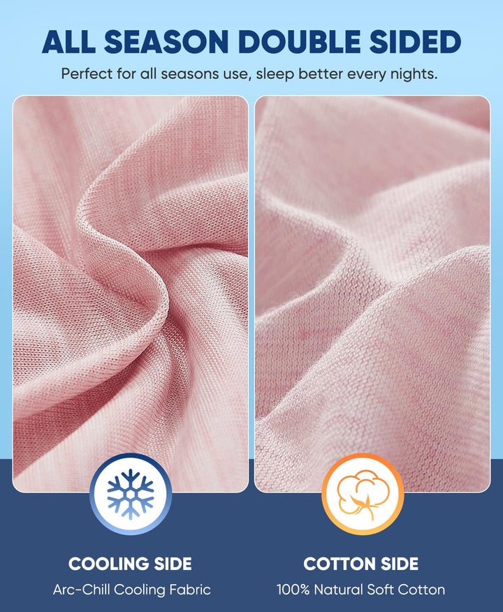 Revolutionary Light Pink Cooling Pillowcases Set of 2 –  Pro Q-Max 0.4 | Stornfield