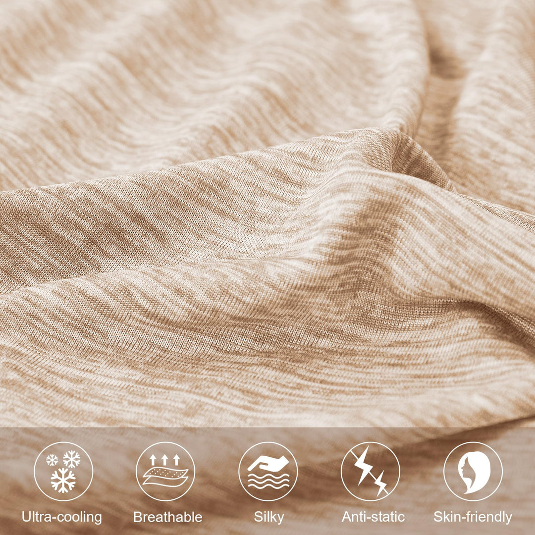 Revolutionary Light Brown Cooling Pillowcases Set of 2 –  Pro Q-Max 0.4 | Stornfield