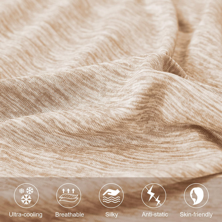 Revolutionary Light Brown Cooling Pillowcases Set of 2 –  Pro Q-Max 0.4 | Stornfield