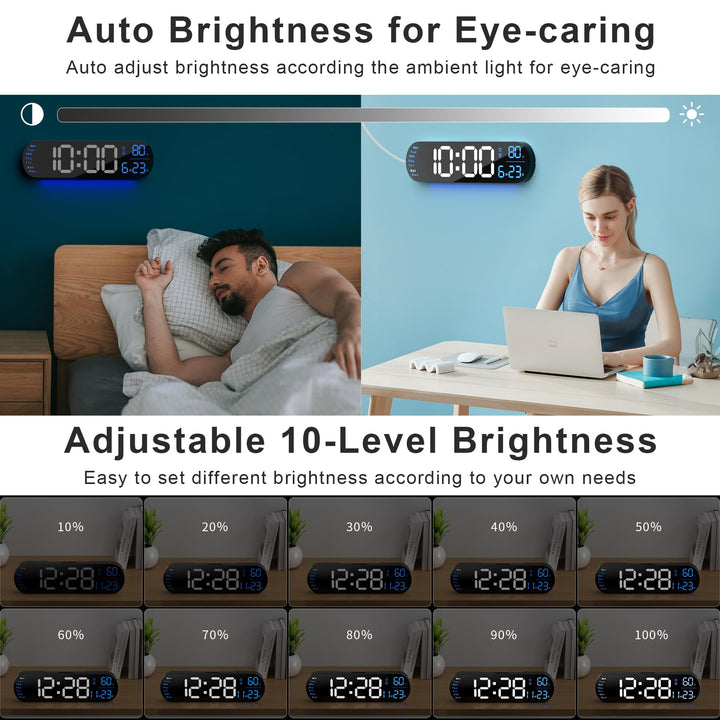 Multi Functional LED Display Clock | Stornfield