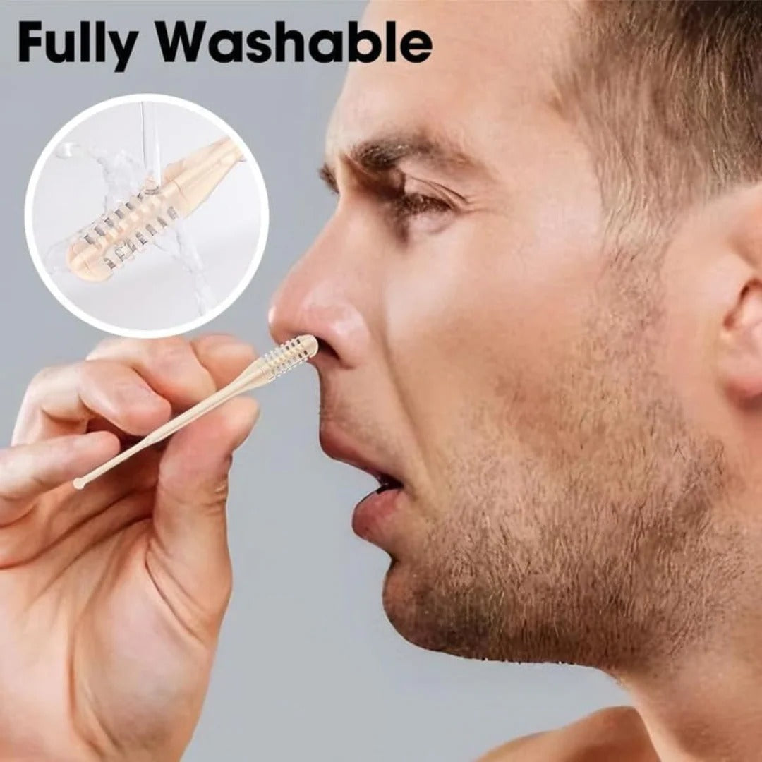 Stornfield | Compact Nose Hair Trimmer with 360° Rotating Head – Precise Grooming for Men and Women