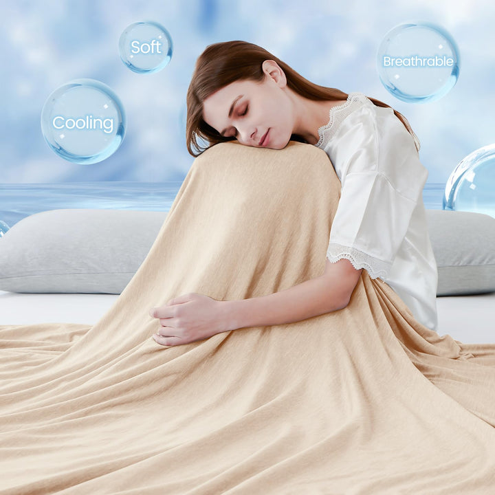 Light Brown Cooling Blanket –  3.0, Q-Max>0.5, Multi-Size Options | Stornfield