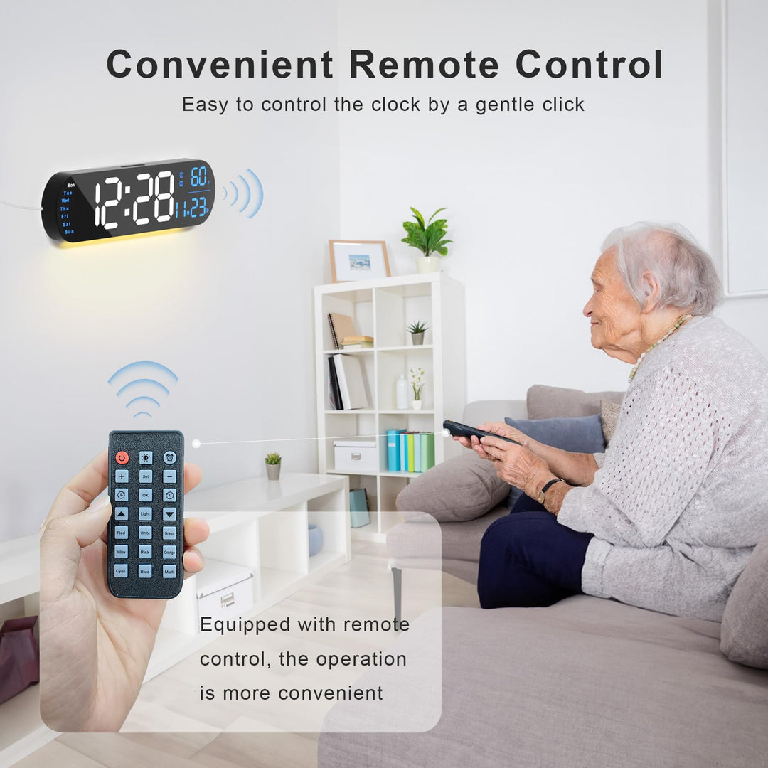 Multi Functional LED Display Clock | Stornfield