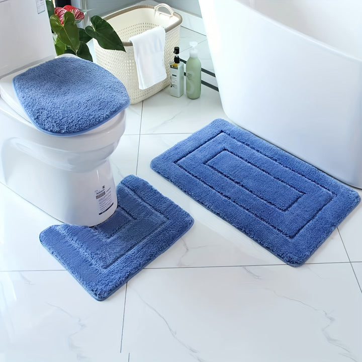 Stornfield | SoftStep Luxe Bath Mat Set – Non-Slip, Quick-Drying and Washable