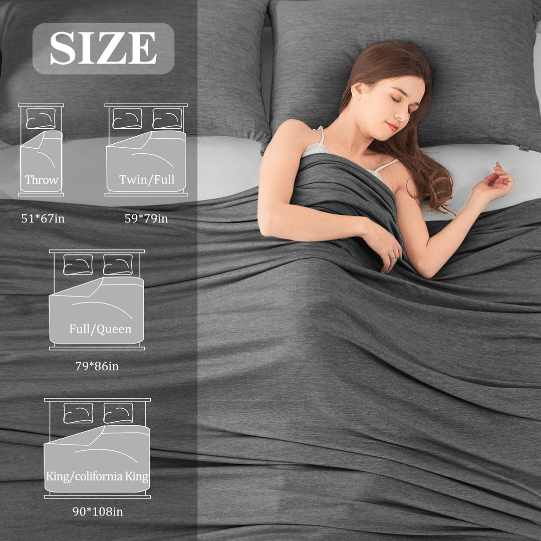 Black Cooling Blanket –  3.0, Q-Max>0.5, Multi-Size Options | Stornfield
