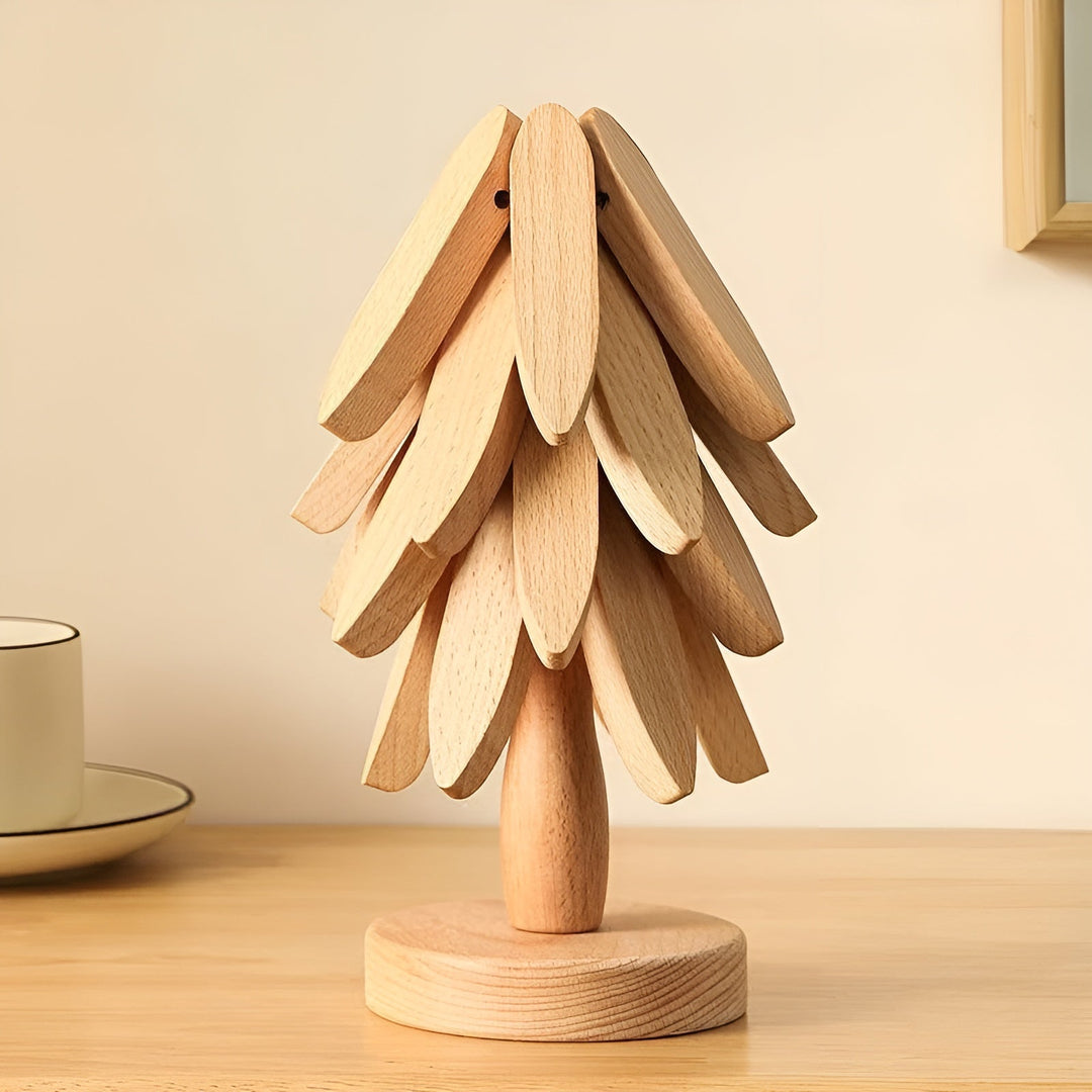 Christmas tree coaster foldaStornfielde – Decorative & Practical | Ideal for drinks & holidays | Stornfield