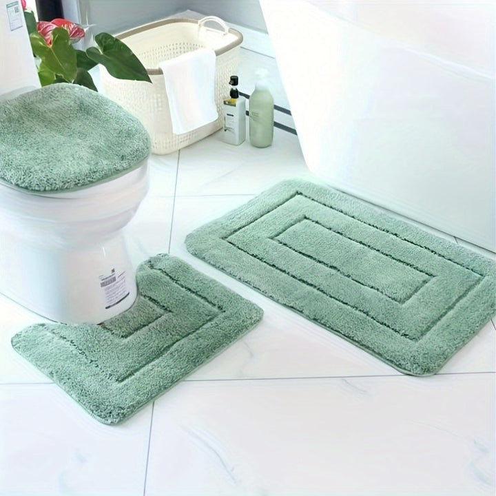 Stornfield | SoftStep Luxe Bath Mat Set – Non-Slip, Quick-Drying and Washable