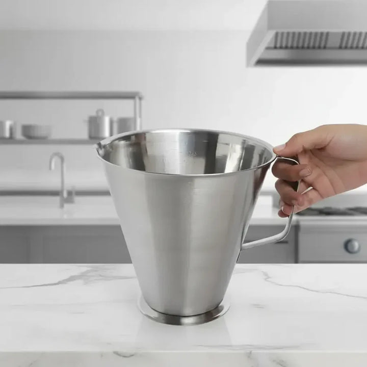 Measuring cup stainless steel 0.5 L with internal marking | Stornfield