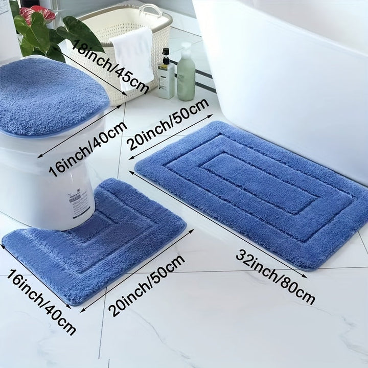 SoftStep Luxe Bath Mat Set – Non-slip, Quick-drying and Washable | Stornfield
