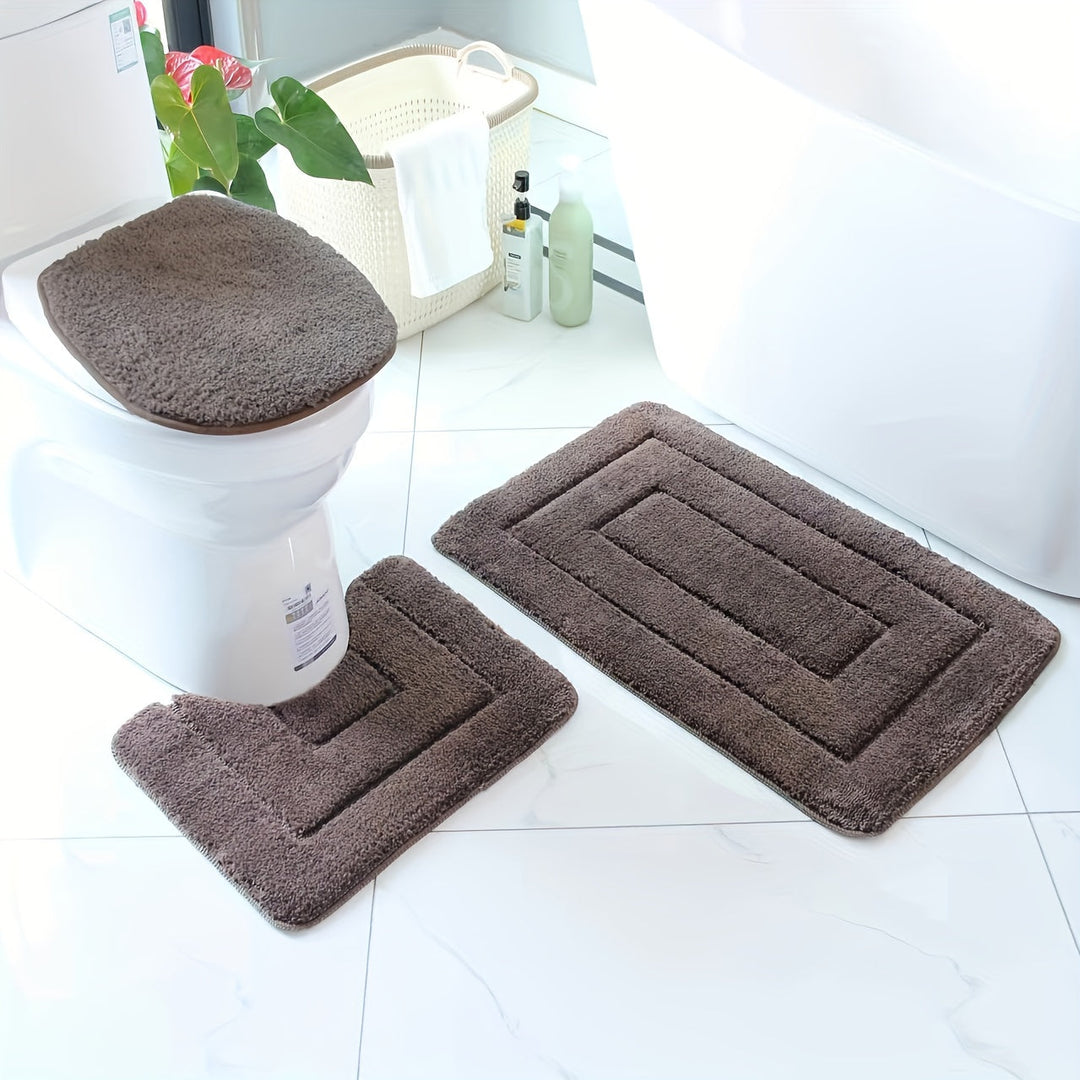 SoftStep Luxe Bath Mat Set – Non-slip, Quick-drying and Washable | Stornfield