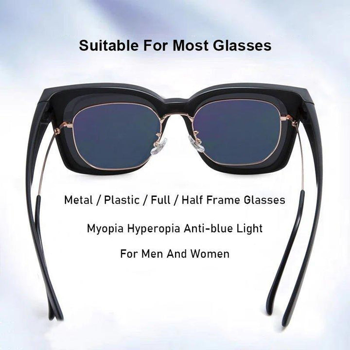 OverShades fit on regular glasses | Stornfield