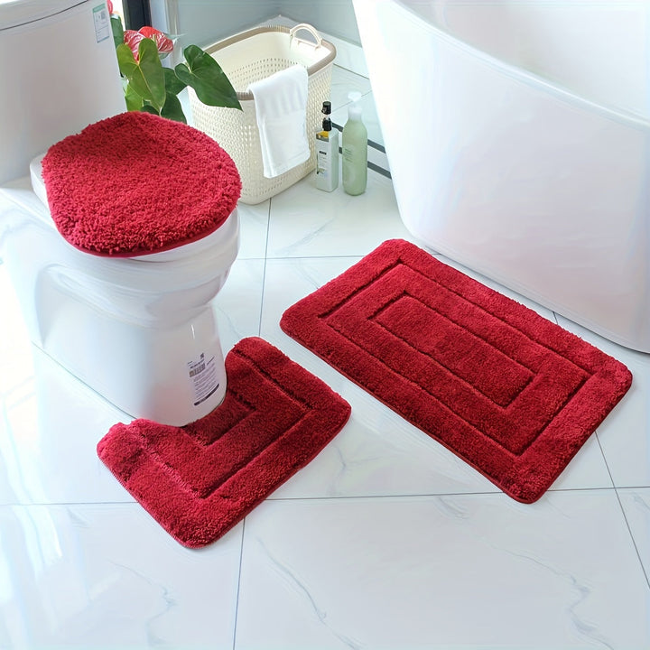 Stornfield | SoftStep Luxe Bath Mat Set – Non-Slip, Quick-Drying and Washable