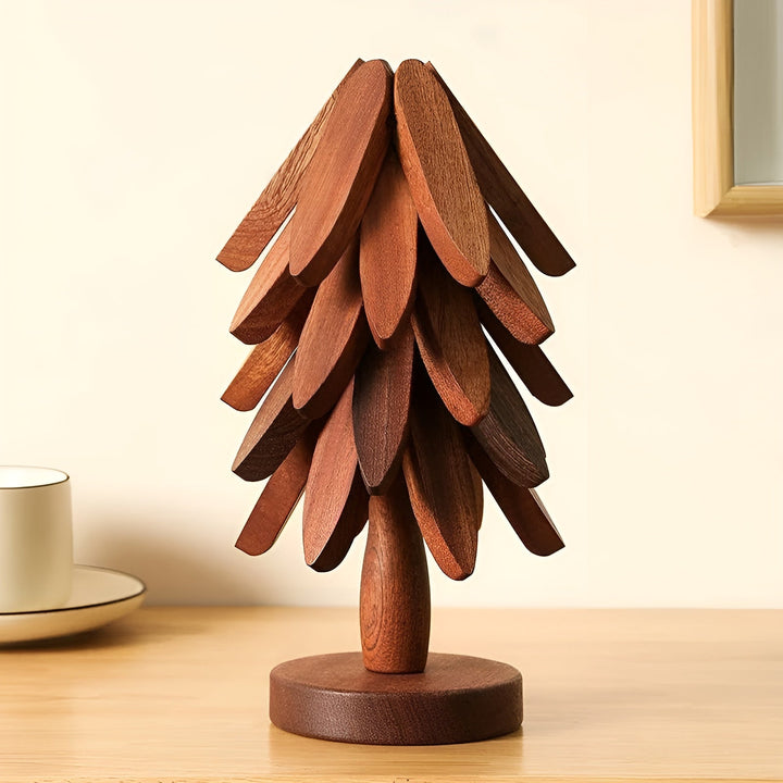 Christmas tree coaster foldaStornfielde – Decorative & Practical | Ideal for drinks & holidays | Stornfield