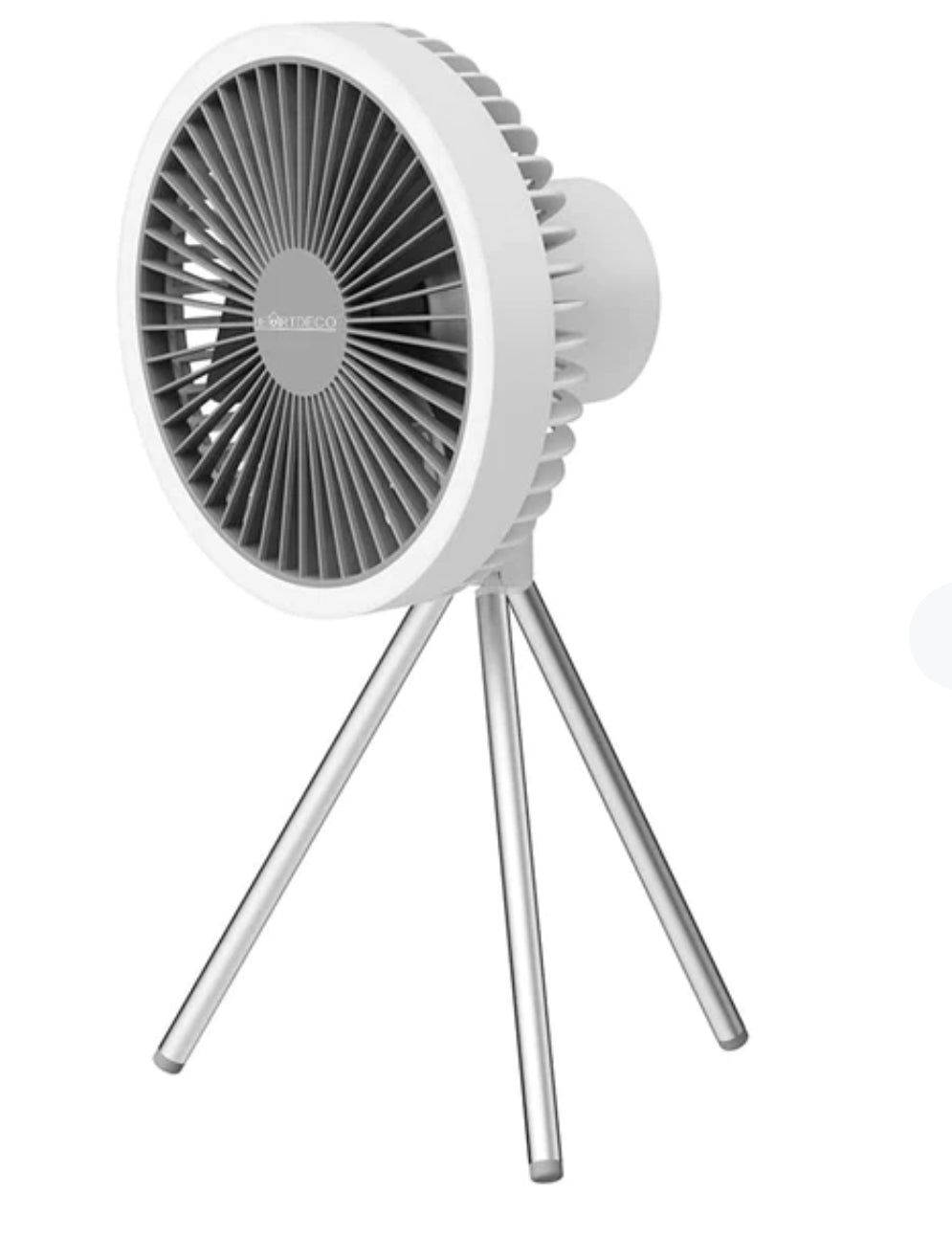 Rechargeable Desk Fan 7inch with Light | Stornfield