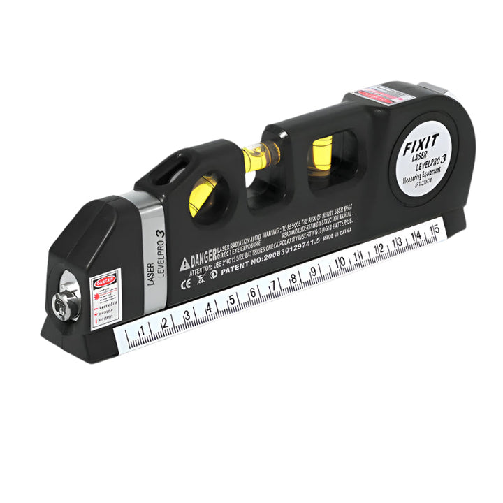 3-in-1 tool - laser level with ruler, spirit level and protractor Stornfield