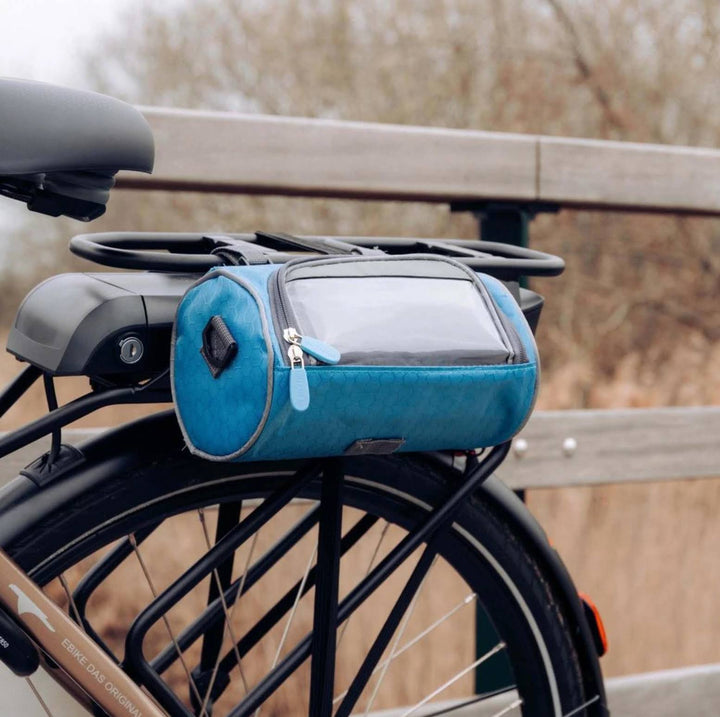 Stornfield | Waterproof Bicycle Bag with Phone Window – Adjustable Handlebar Bag