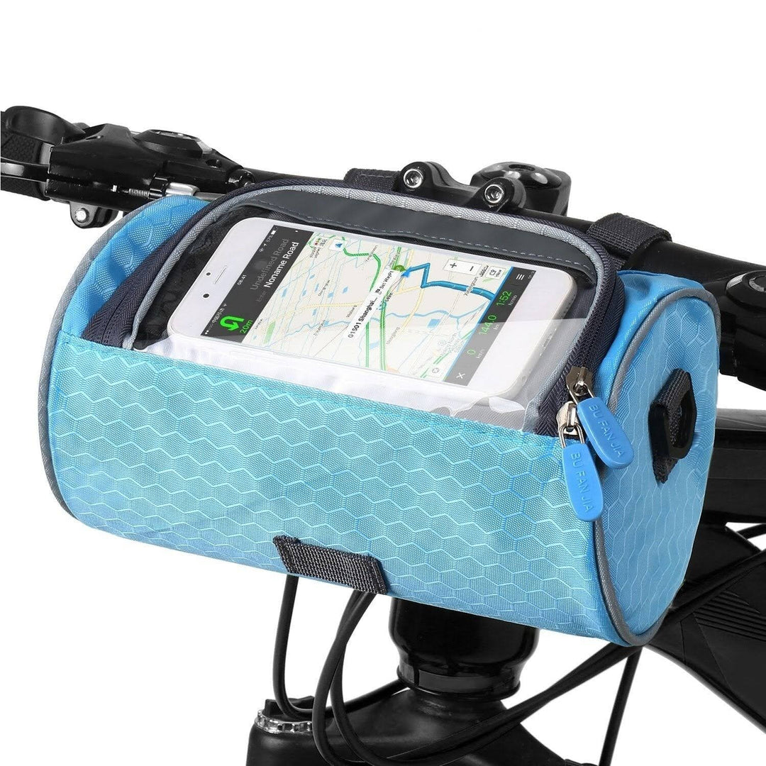 Stornfield | Waterproof Bicycle Bag with Phone Window – Adjustable Handlebar Bag