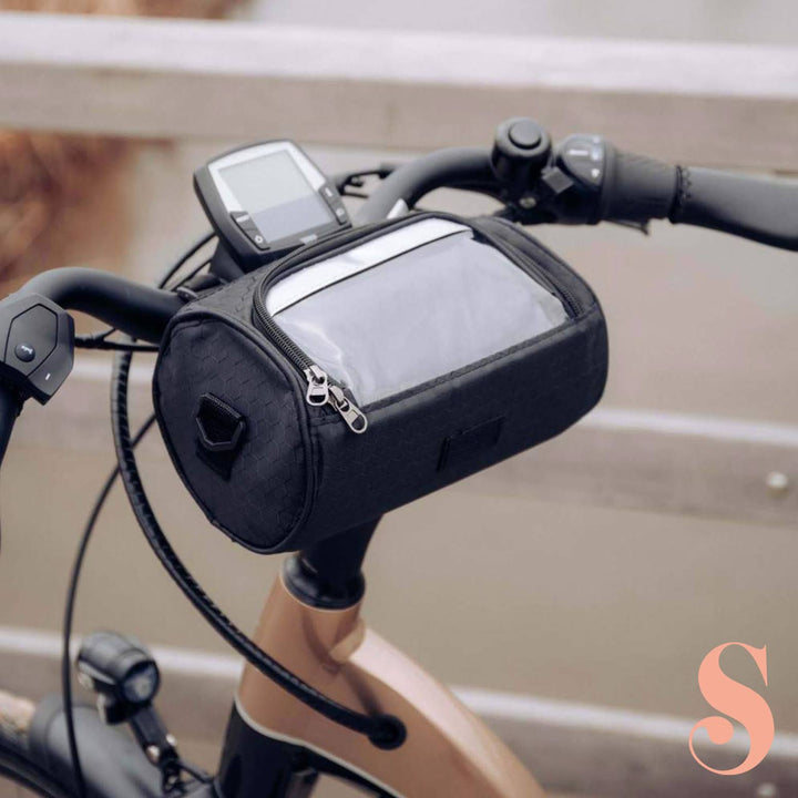 Stornfield | Waterproof Bicycle Bag with Phone Window – Adjustable Handlebar Bag