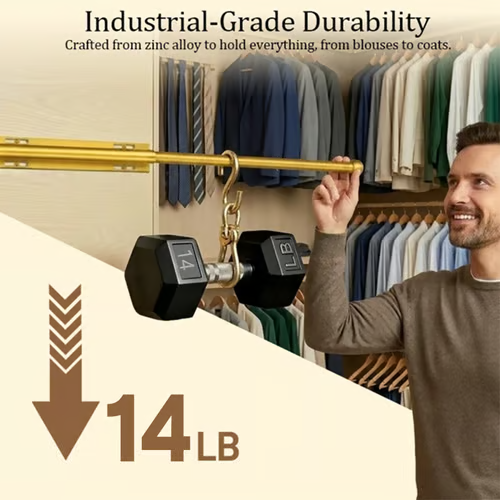 LuxHanger Valet Rod System for the Wardrobe | Stornfield