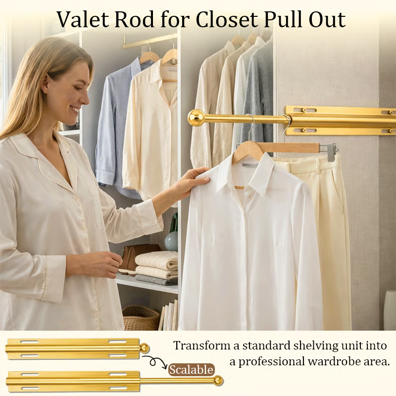 LuxHanger Valet Rod System for the Wardrobe | Stornfield