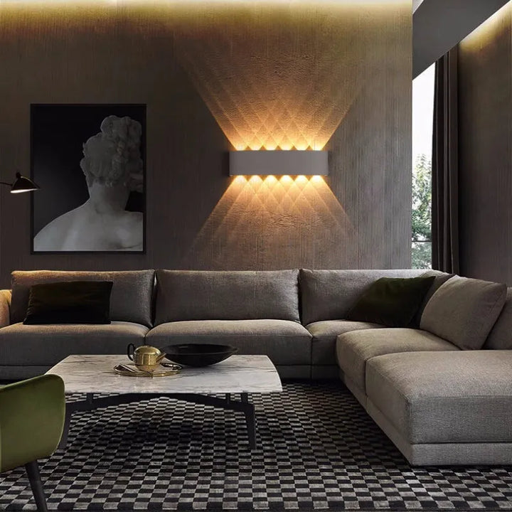 Stornfield | Wall Light Modern White LED Waterproof Lamp