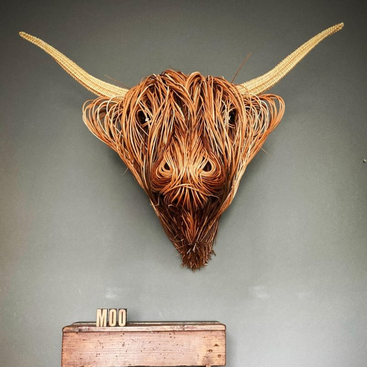 Stornfield | Nature'sCow - Handmade Cow Wall Decor for Nature-Inspired Spaces