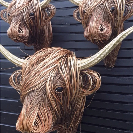 Stornfield | Nature'sCow - Handmade Cow Wall Decor for Nature-Inspired Spaces