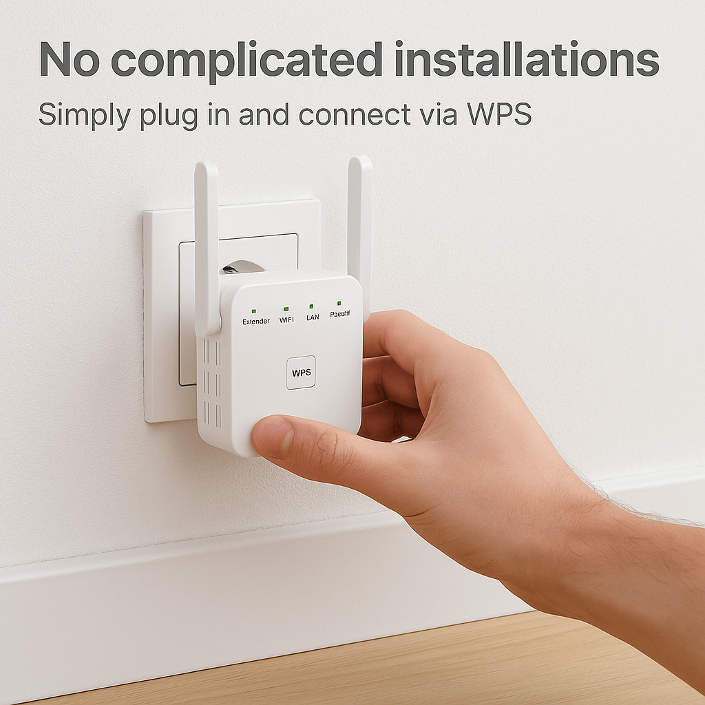 Stornfield | UltraXtend 5G WiFi Booster UK – Best Dual-Band WiFi Extender for Home & Garden Signal Coverage