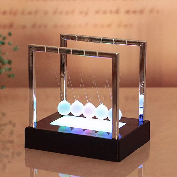 Stornfield | Pendule de Newton LED Jouet Scientifique Coloré