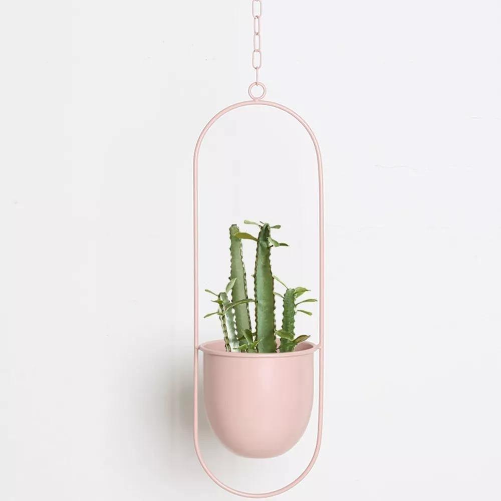 HaloRing Hanging Plant Holder – Metal Hanging Planter for Indoor and Outdoor | Stornfield