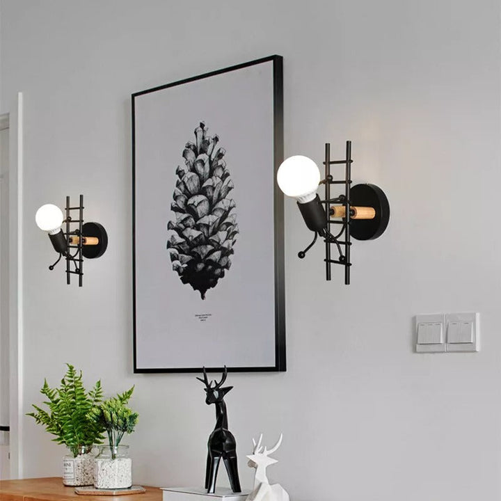 Mini Man Robot Art Wall Lamp | Stonrfield