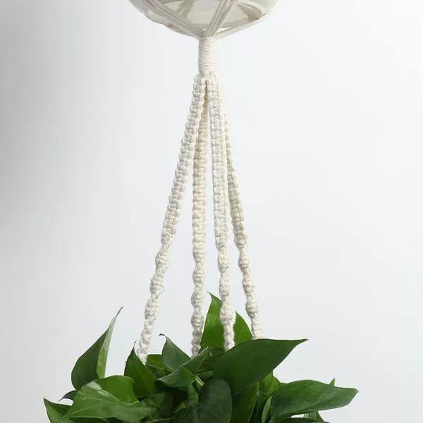 Stornfield | Handmade Boho Macrame Plant Hanger Set of 4
