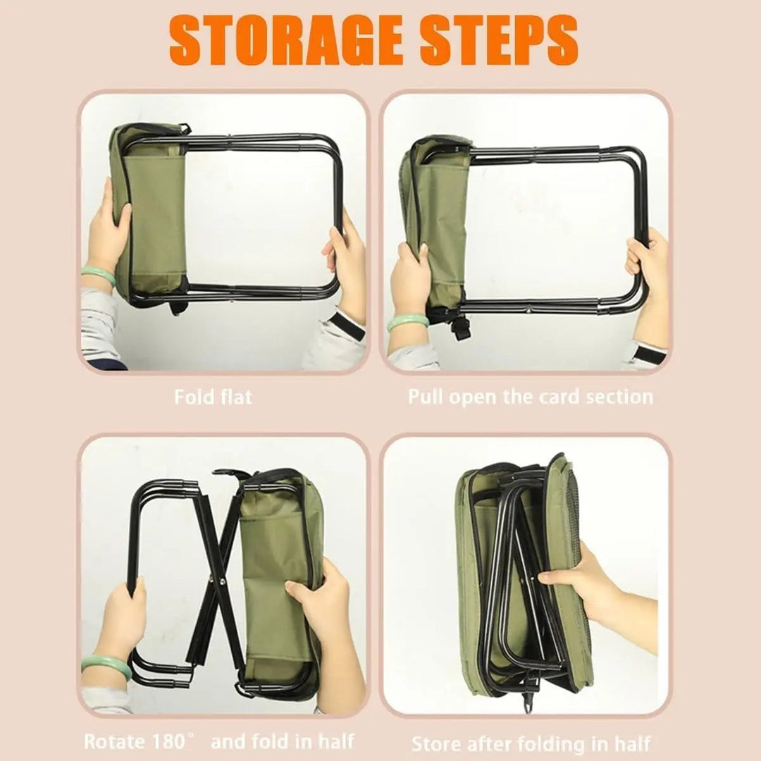 Stornfield | Folding Seat Ottoman – Stable, lightweight and waterproof for on the go