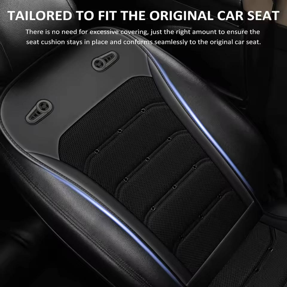 Cooling Car Seat Cushion and Cover with Intelligent Fans, Breathable | Stornfield