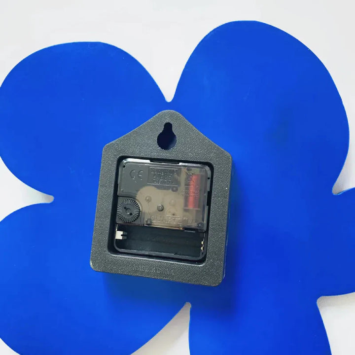Stornfield | Small Geometric Blue Wall Clock