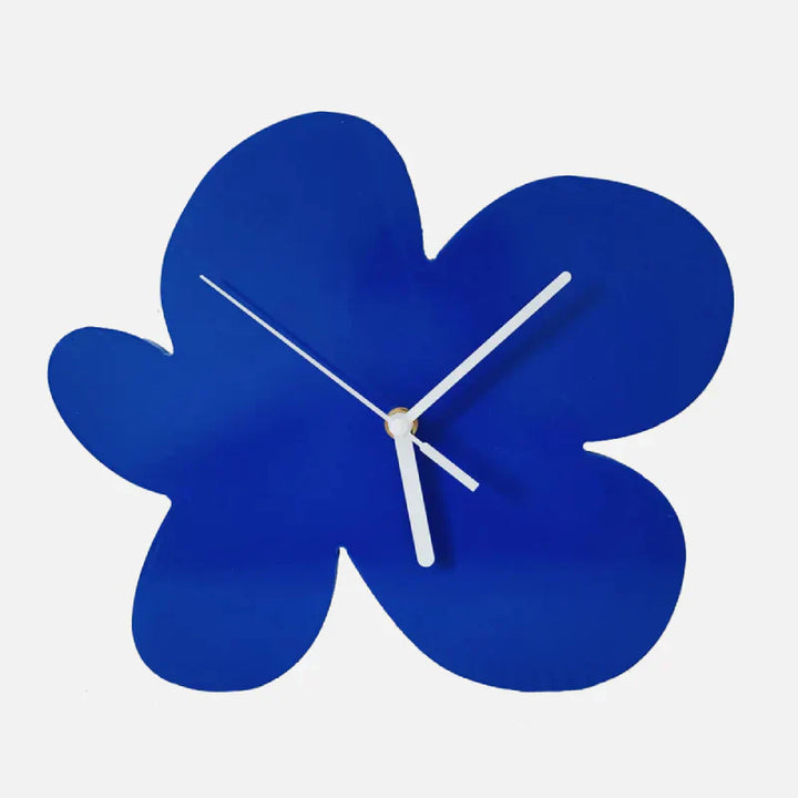 Stornfield | Small Geometric Blue Wall Clock