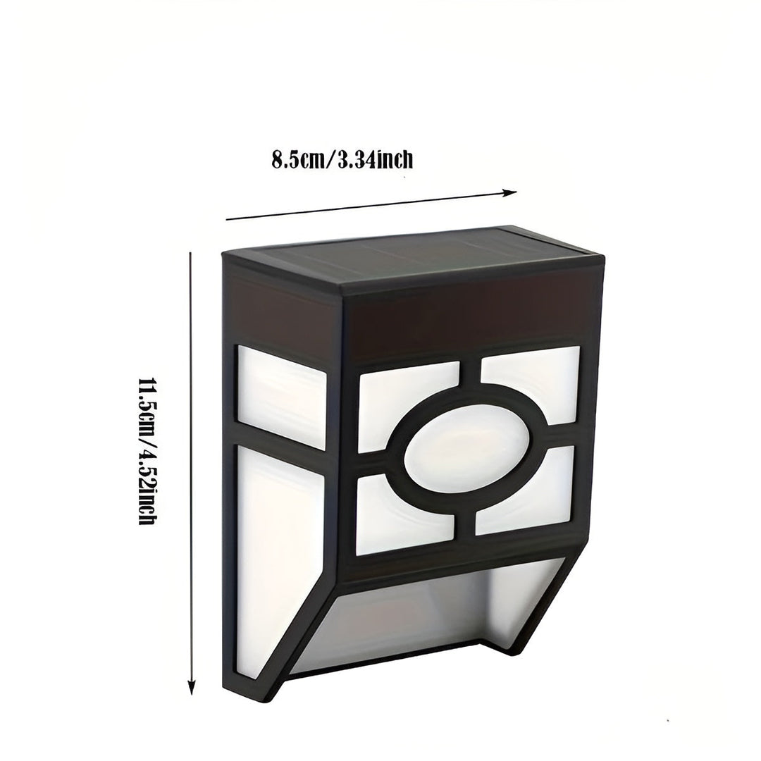 Solar LED Wall Light – Energy Saving and Weatherproof | 2-Pack for Outdoor Use | Stornfield