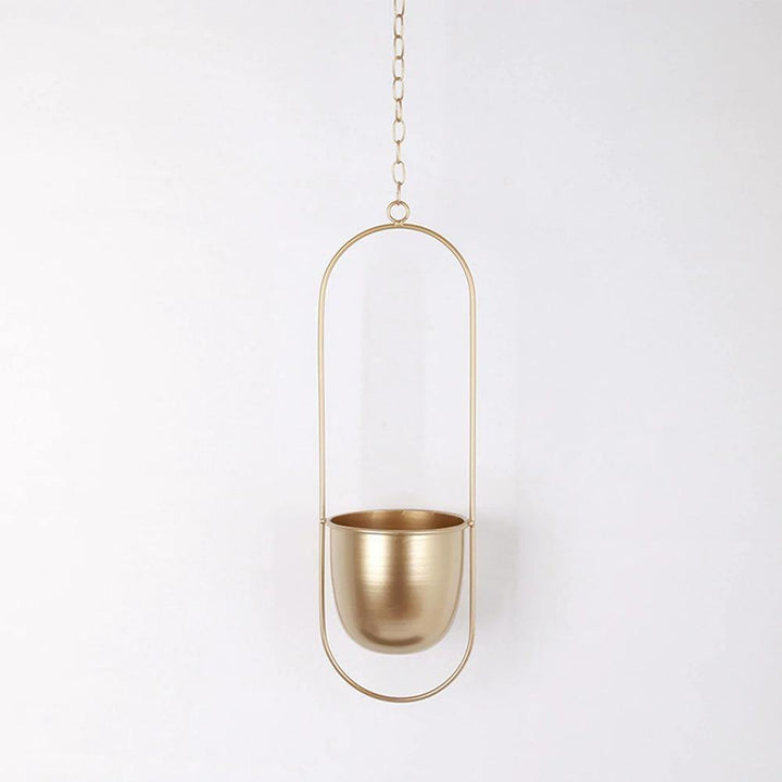 HaloRing Hanging Plant Holder – Metal Hanging Planter for Indoor and Outdoor | Stornfield