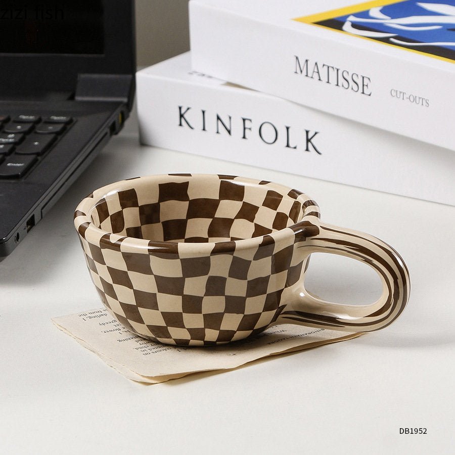 Stornfield | Irregular Check Ceramic Mug