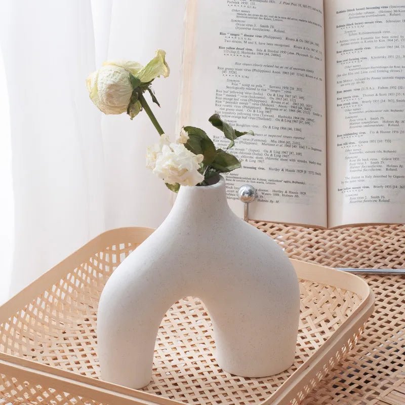 Irregular Minimalist Ceramic Vase Set for Modern Decor | Stornfield