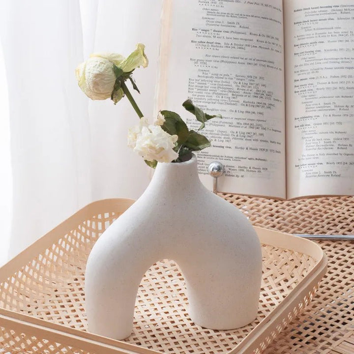 Irregular Minimalist Ceramic Vase Set for Modern Decor | Stornfield