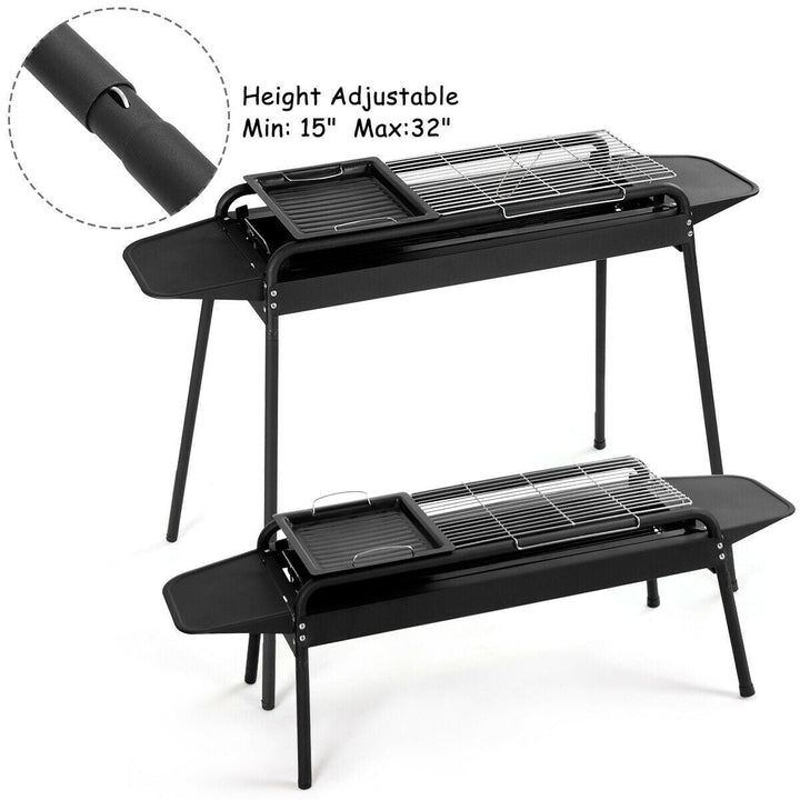 Height Adjustable Outdoor Barbecue Charcoal Grill Stove | Stornfield