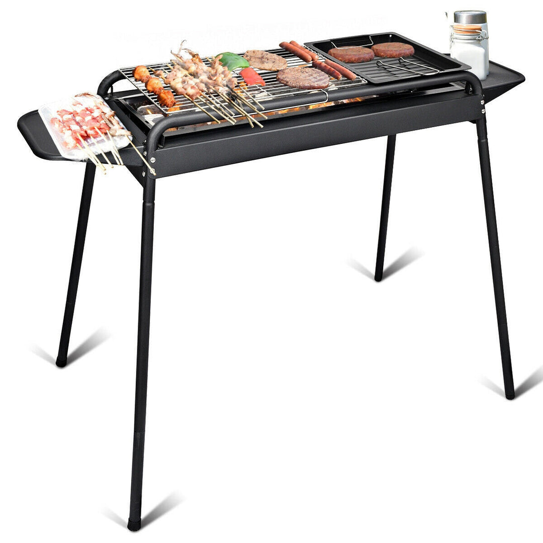 Height Adjustable Outdoor Barbecue Charcoal Grill Stove | Stornfield