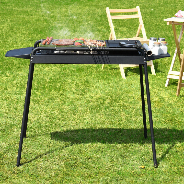 Height Adjustable Outdoor Barbecue Charcoal Grill Stove | Stornfield
