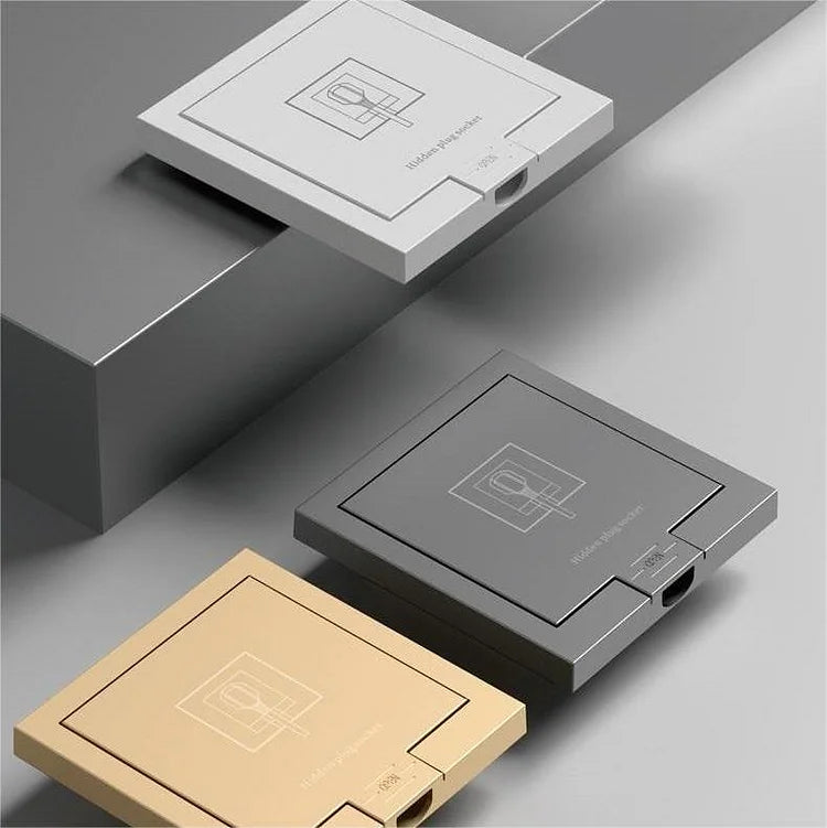 EU Hidden Socket with five holes, integrated household wall socket, five hole panel | Stornfield
